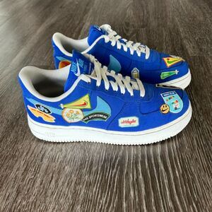 EUC Nike Air Force 1 Low ’07 PRM LA Patched Up Anniversary Sneakers Size 8 Women